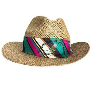 VTG imperial headwear straw fedora Taylor creek fly shop basalt aspen fishing